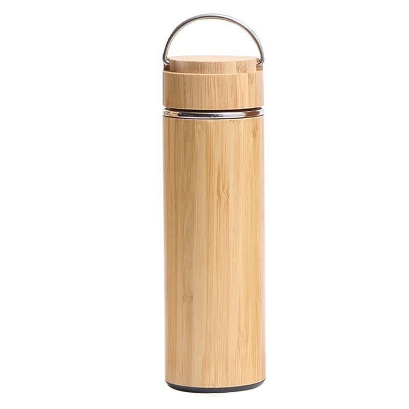 Bamboo drinkware manufacturer China — bamboo shell vacuum flask