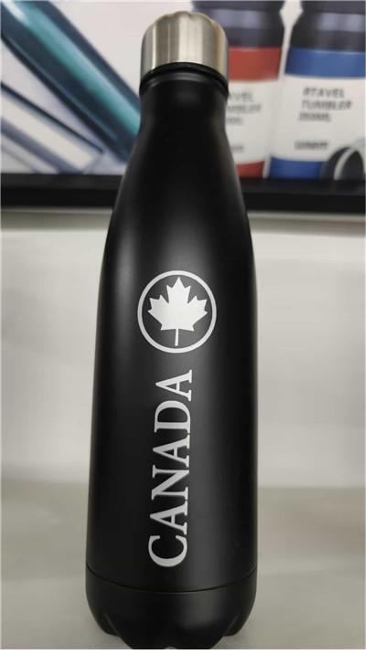 Silk screen printing water bottles custom logo